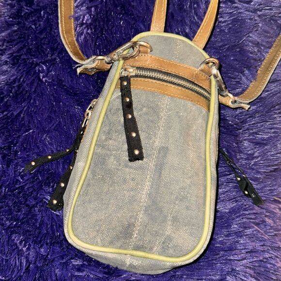 Mona B forever young mini bag distressed crossbody - Picture 3 of 7